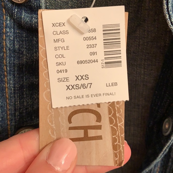 Limited Too Jean jacket NWT - Picture 5 of 6